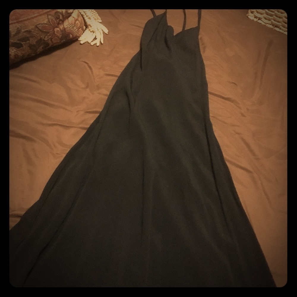 Limited black evening gown.