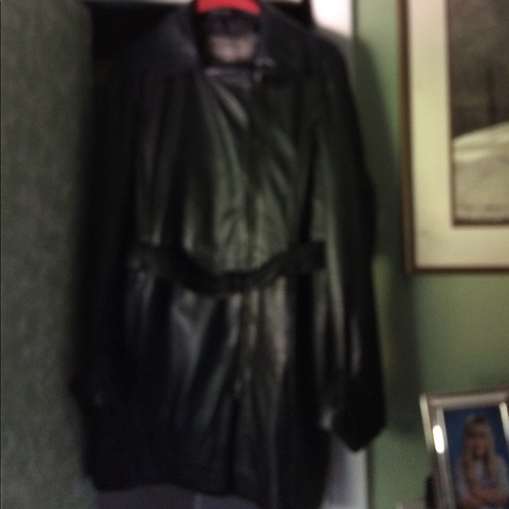 Woman's all leather jacket