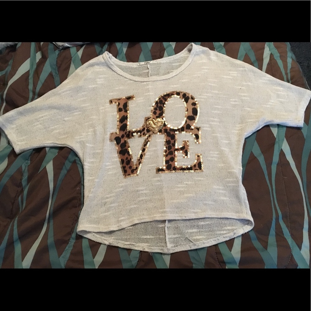 Quarter sleeve top!