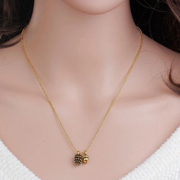 Acorn & Pinecone Necklace - Picture 7 of 8