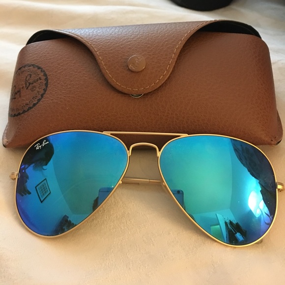 Ray-Ban Accessories - Mirrored real Ray-Ban aviators