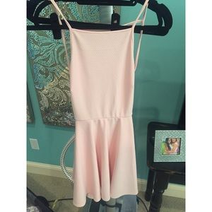 Urban Outfitters Baby Pink Backless Dress