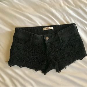 Hollister black shorts