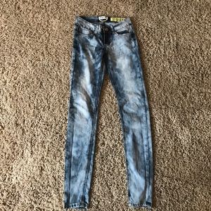 Super Soft acid wash skinny jeans