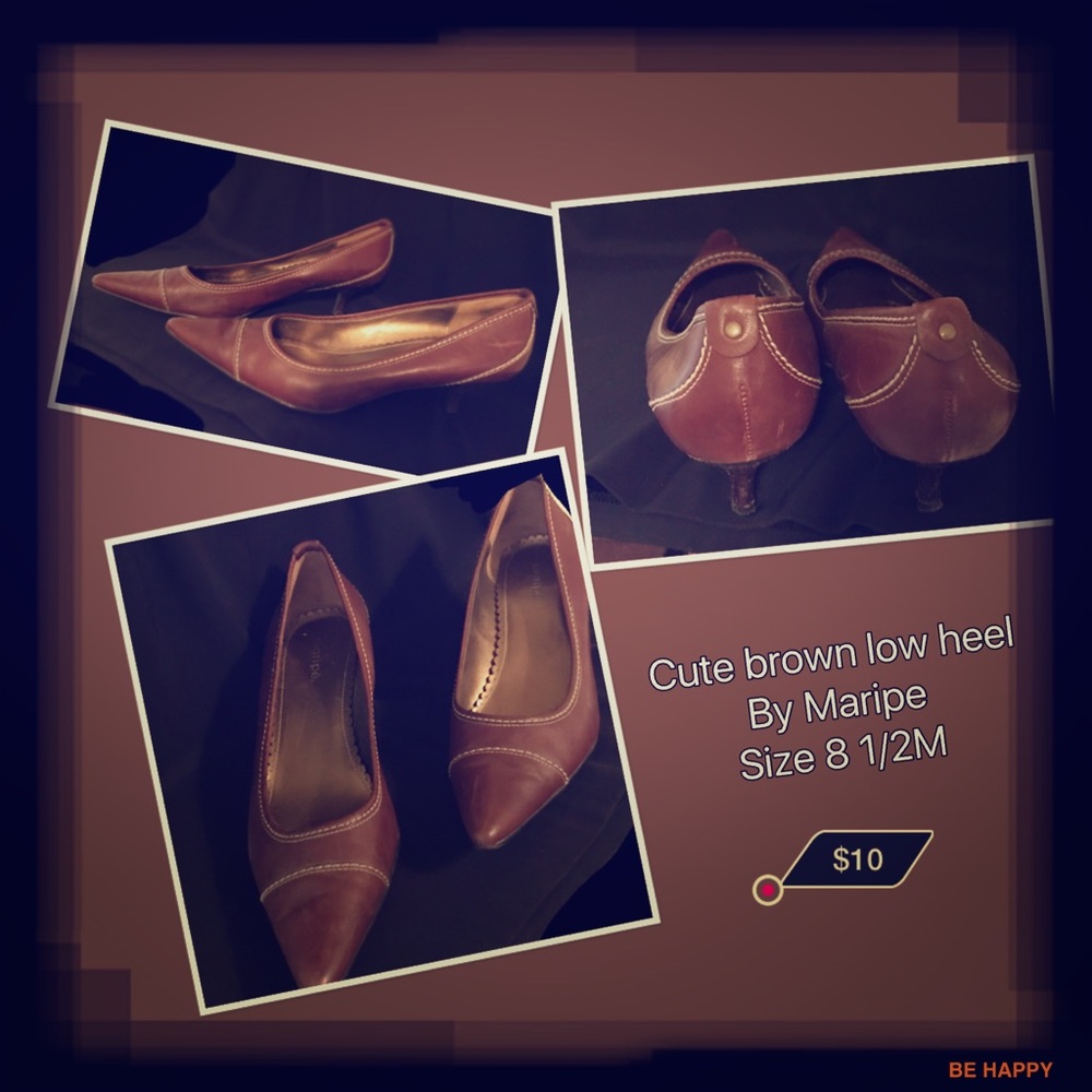 Low heel shoes