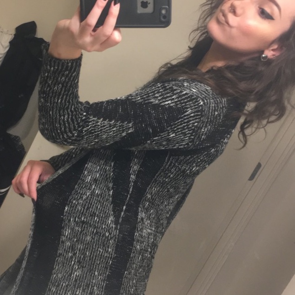 Black and Grey Sweater