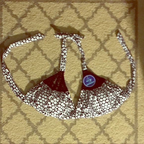 Black and white bikini top - Picture 1 of 3