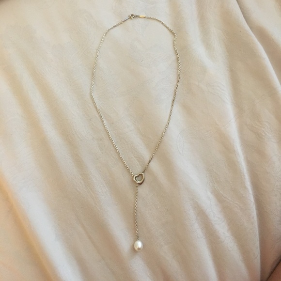 Tiffany & Co. Jewelry - Real Tiffany Open Heart Lariat Necklace