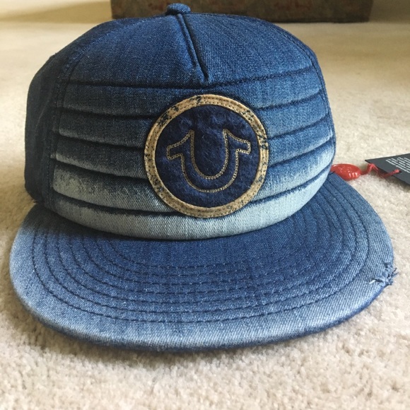 True Religion Other - True Religion moto Denim baseball cap