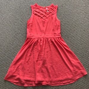 Coral Midi dress