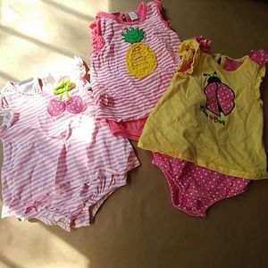 3 baby 6-9 months tops