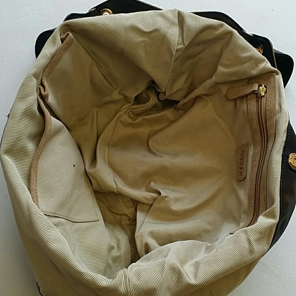 Basler suede and leopard cowhide pockets - Picture 4 of 4