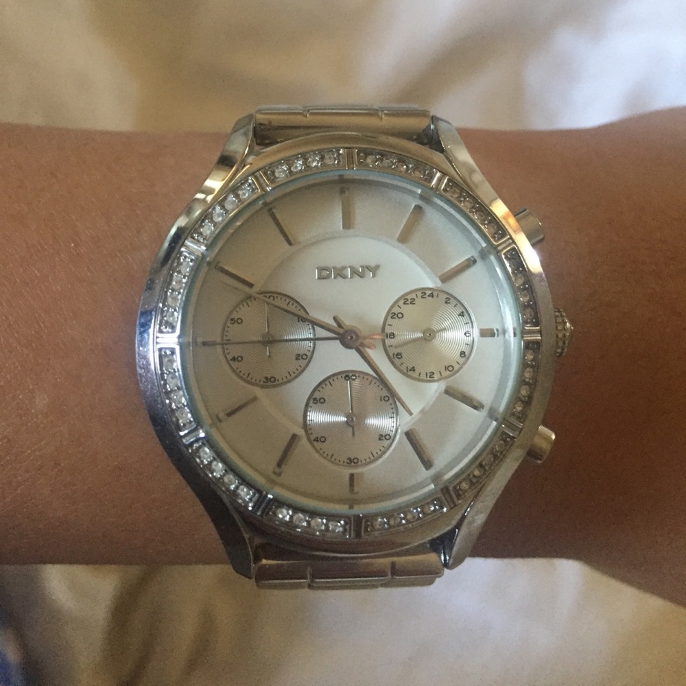 DKNY watch silver