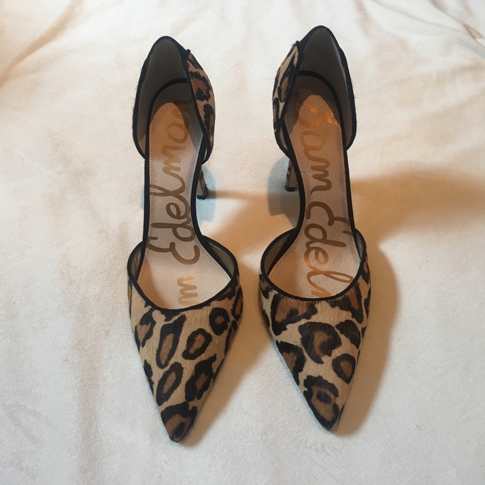 Cheetah Sam Edelman pumps