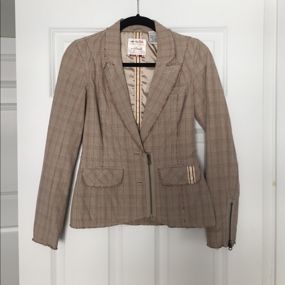 Triple Five Soul tweed jacket