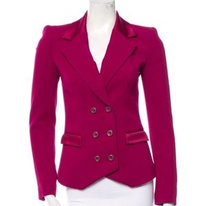 💕 Rachel Zoe Magenta Wool Blazer - XS/US2