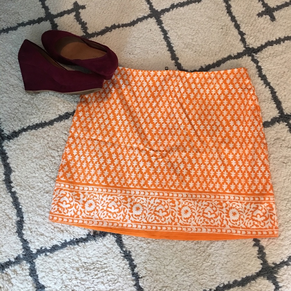 J.Crew zip up mini skirt with pockets