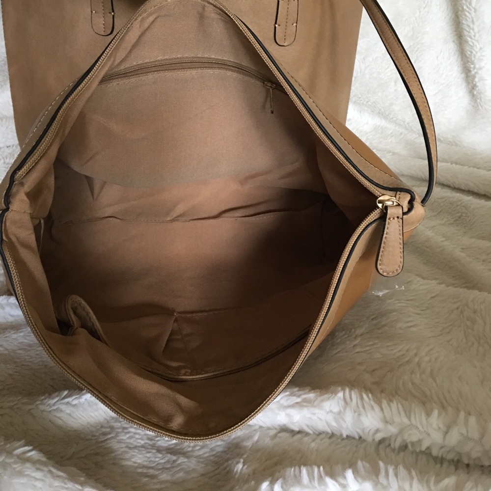 Double Bag Faux Leather Tote - Picture 5 of 7