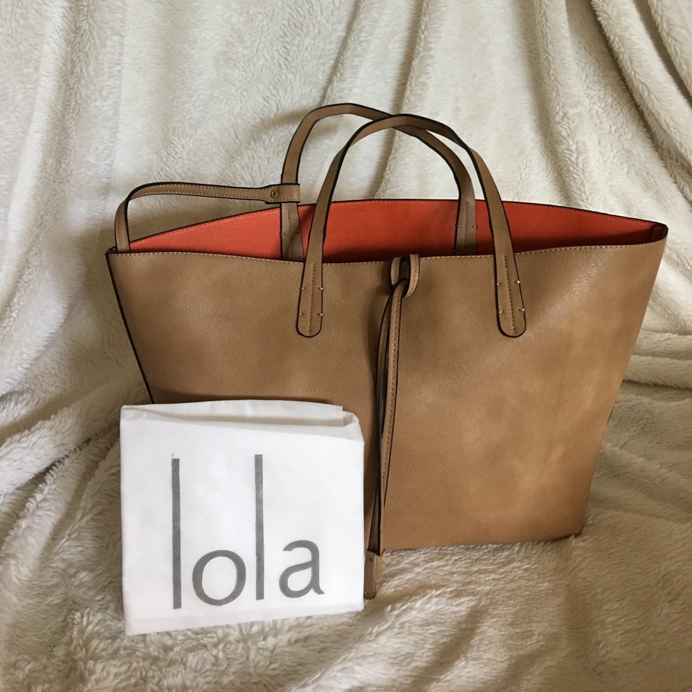 Double Bag Faux Leather Tote