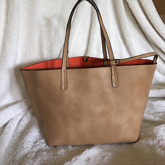 Double Bag Faux Leather Tote - Picture 2 of 7