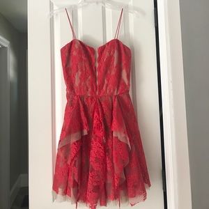Hot Corol Party Dress from Adrianna Papell