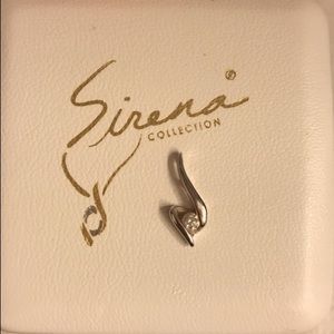 Sirena Collection 14k White Gold Pendant