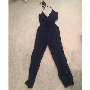 LuLus Navy Jumpsuit