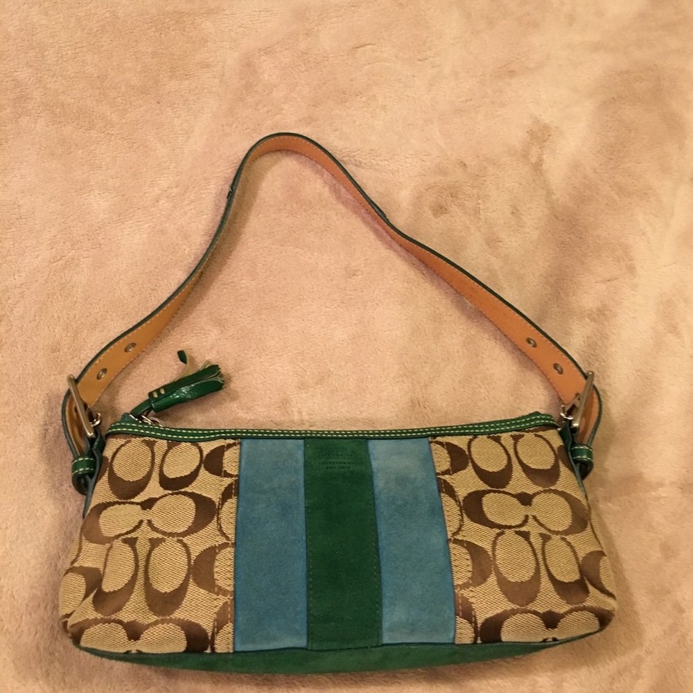 💯Authentic Coach monogram handbag