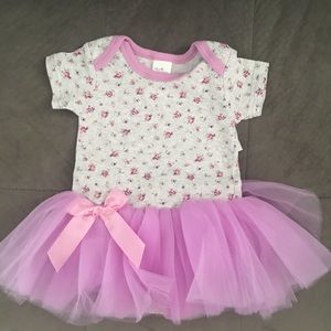 Rosette baby onesie tutu