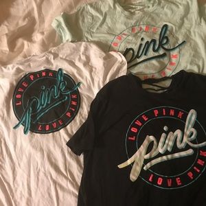 EUC 3 pack PINK TEES