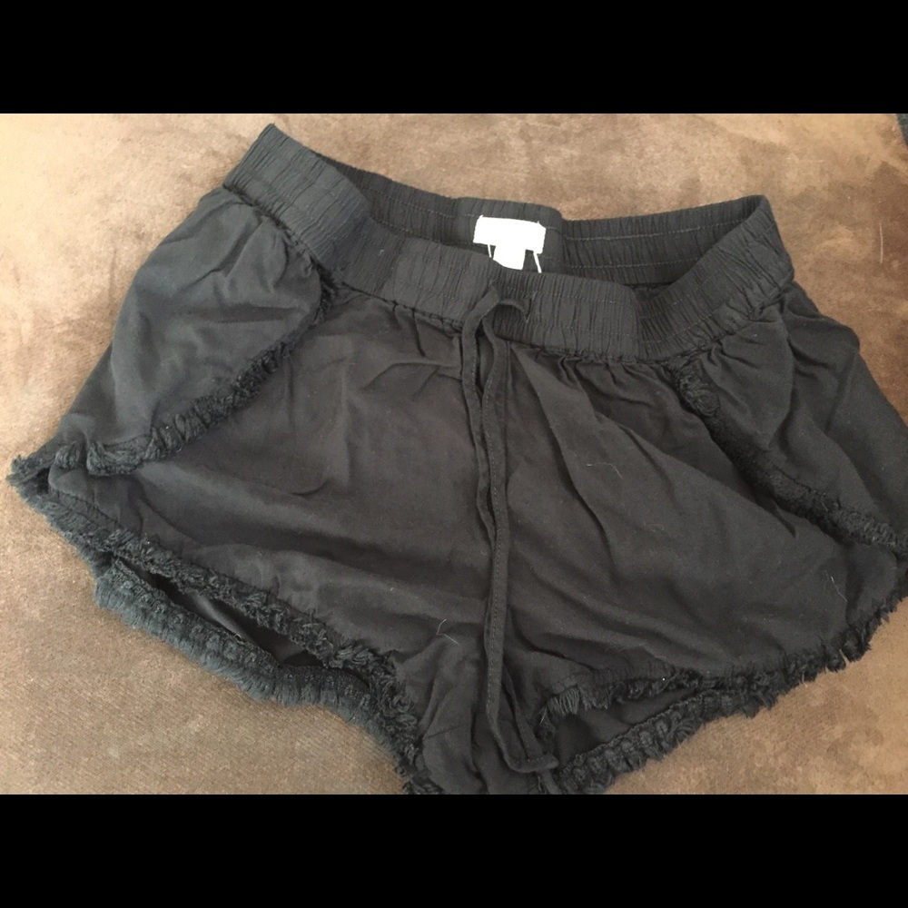 Black comfy shorts