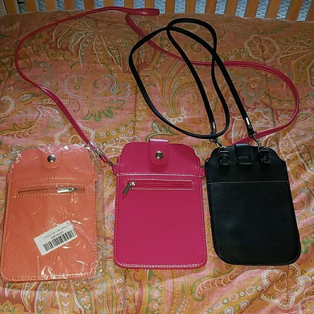 Lot of 3 cell phone purses / cases