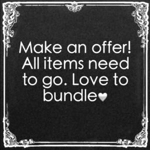 🔥Don't be afraid to make an offer / bundle!🔥