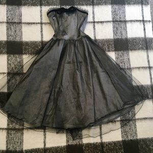 Rock Steady Pewter Homecoming Dress