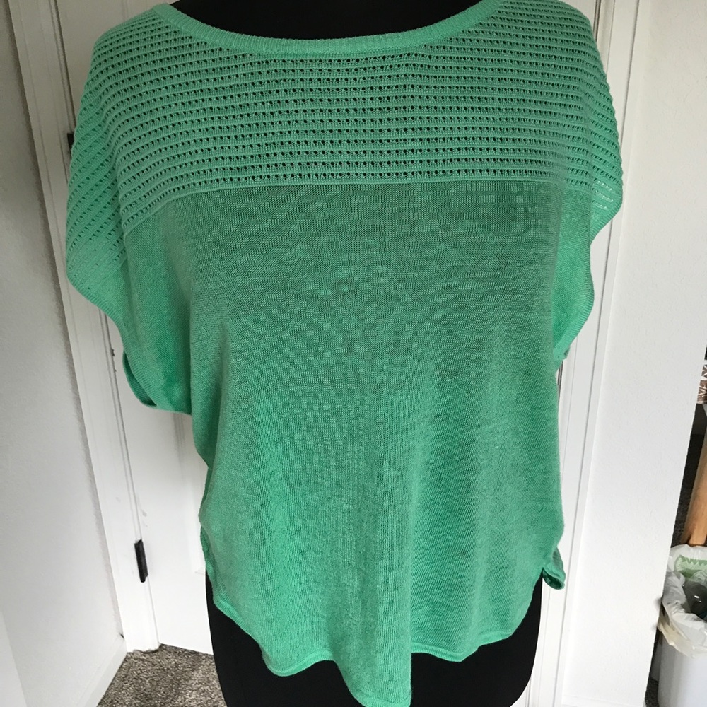 Green slouchy shirt