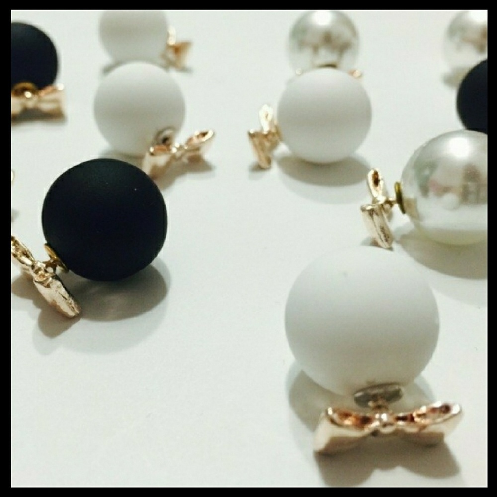 Double Sided Bow Earrings