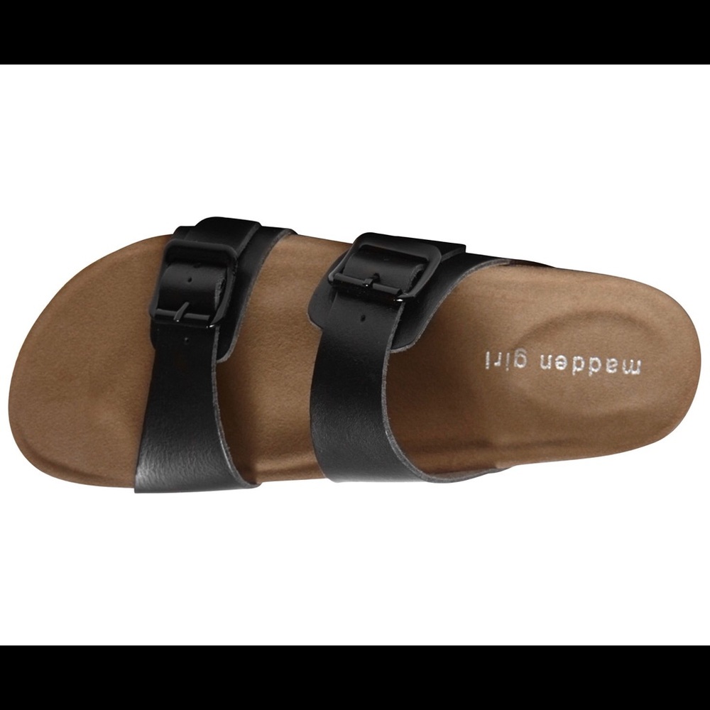 Madden Girl Black Sandals