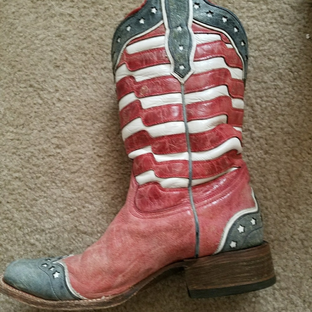 Womens corral american flag boots