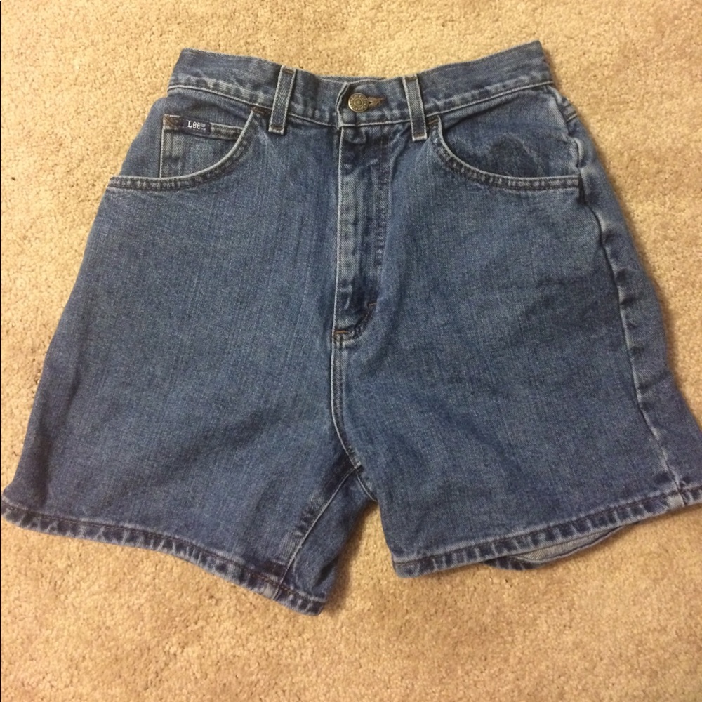 Vintage Lee Hugh Waisted Denim Shorts