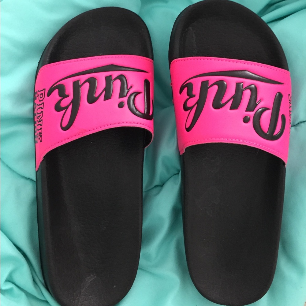 BRAND NEW vs pink slides