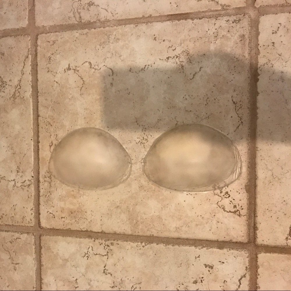 Swim bikini top silicone inserts