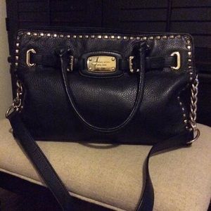 MK pebble the leather satchel