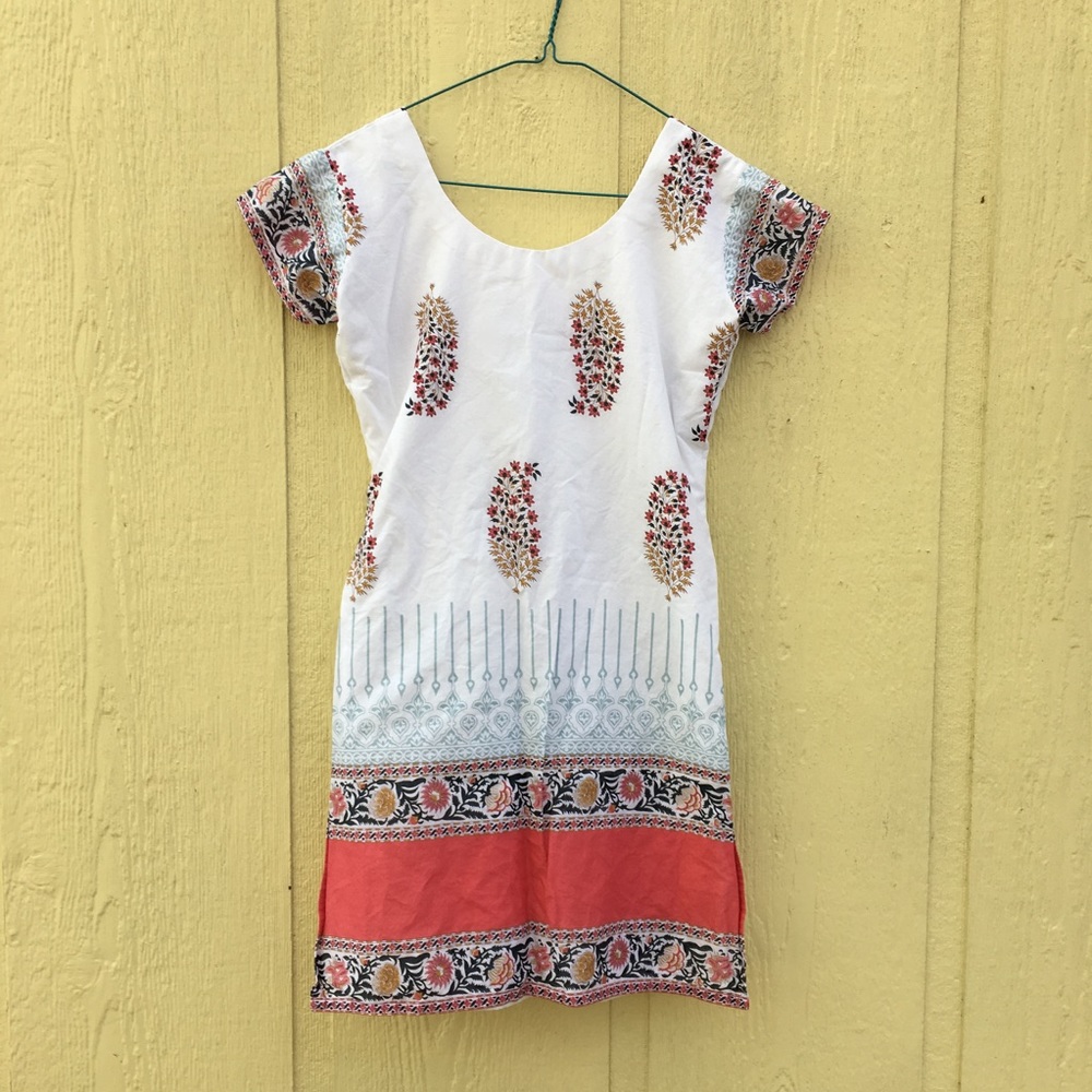 Fitted Boho Floral Dress size Small