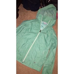 Mint Green Columbia Rain Jacket 🌂