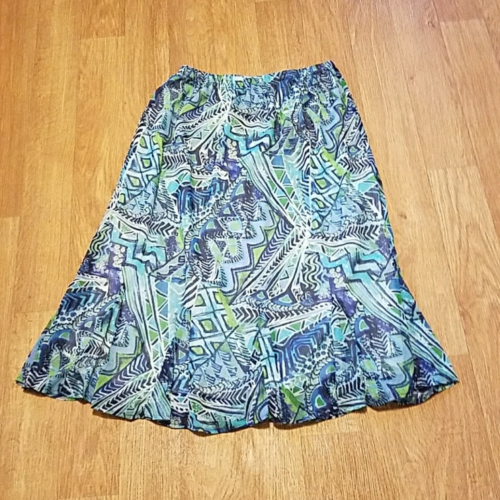 Multi colored skirt
