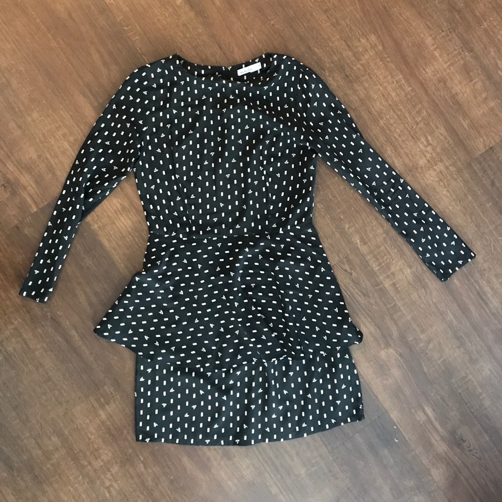 Steven Alan Peplum Dress (100% Silk)