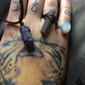 Matching ring and necklace