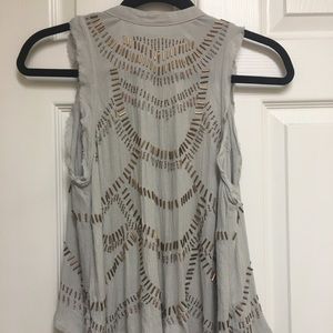NWT Free People Beaded Halter Top