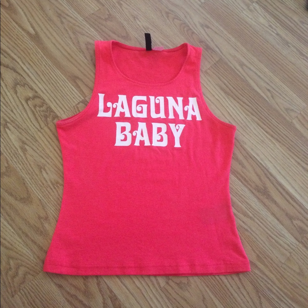 Red tank top