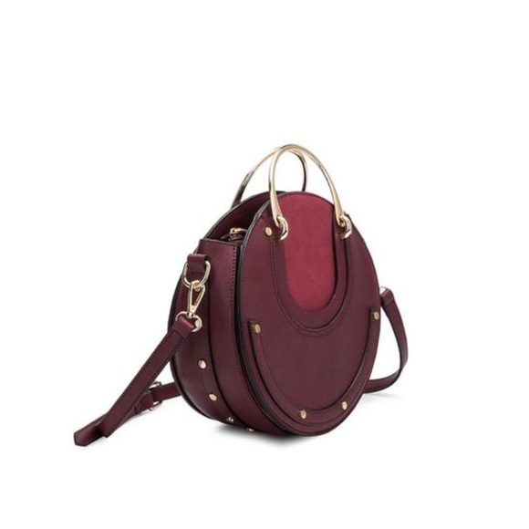 🆕Harley Burgundy Melie Bianco Round Crossbody - Picture 3 of 8